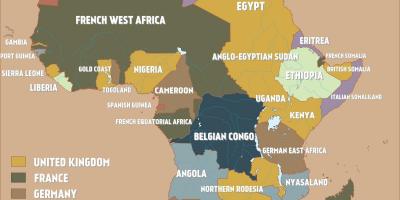 Carte du Cameroun britannique
