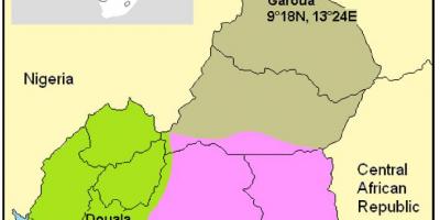 Carte du Cameroun climat