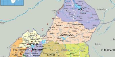 Cameroun carte des régions